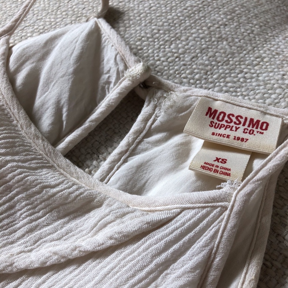 🧸WHITE SPAGHETTI STRAP DRESS SIZE SMALL🧸
